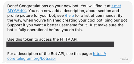 screenshot de Telegram BotFather oficial